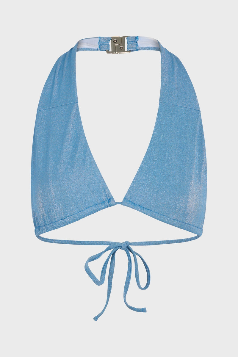 Haut Bikini Lam - Marine