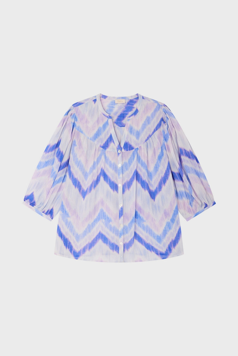 Chemise Anita - Bleu Grisé