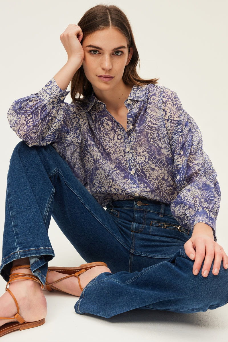 Chemise Arminda - Indigo