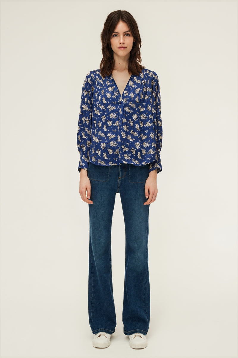 Blouse Adelisa - Encre