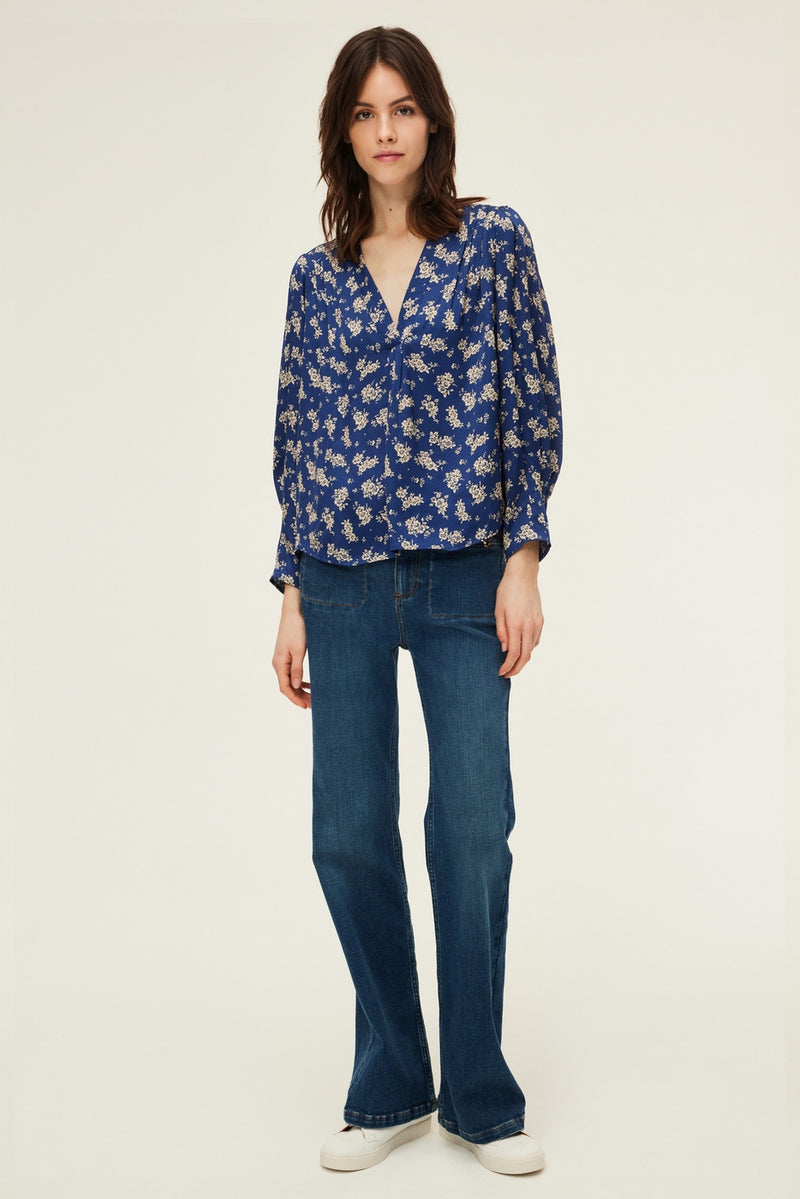 Blouse Adelisa - Encre