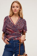 Blouse Arleta - Rose