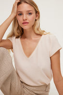 Top Anaele - Beige Rosé