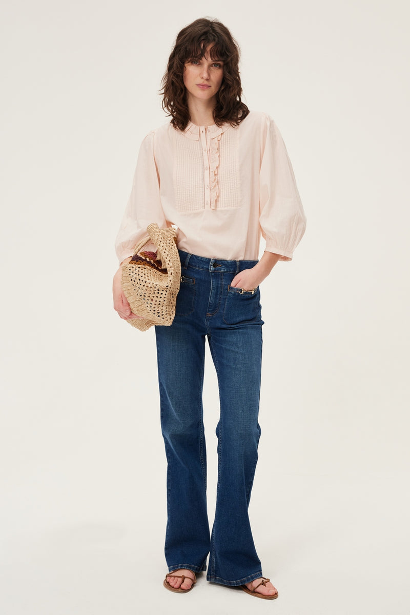 Blouse Angele - Nude