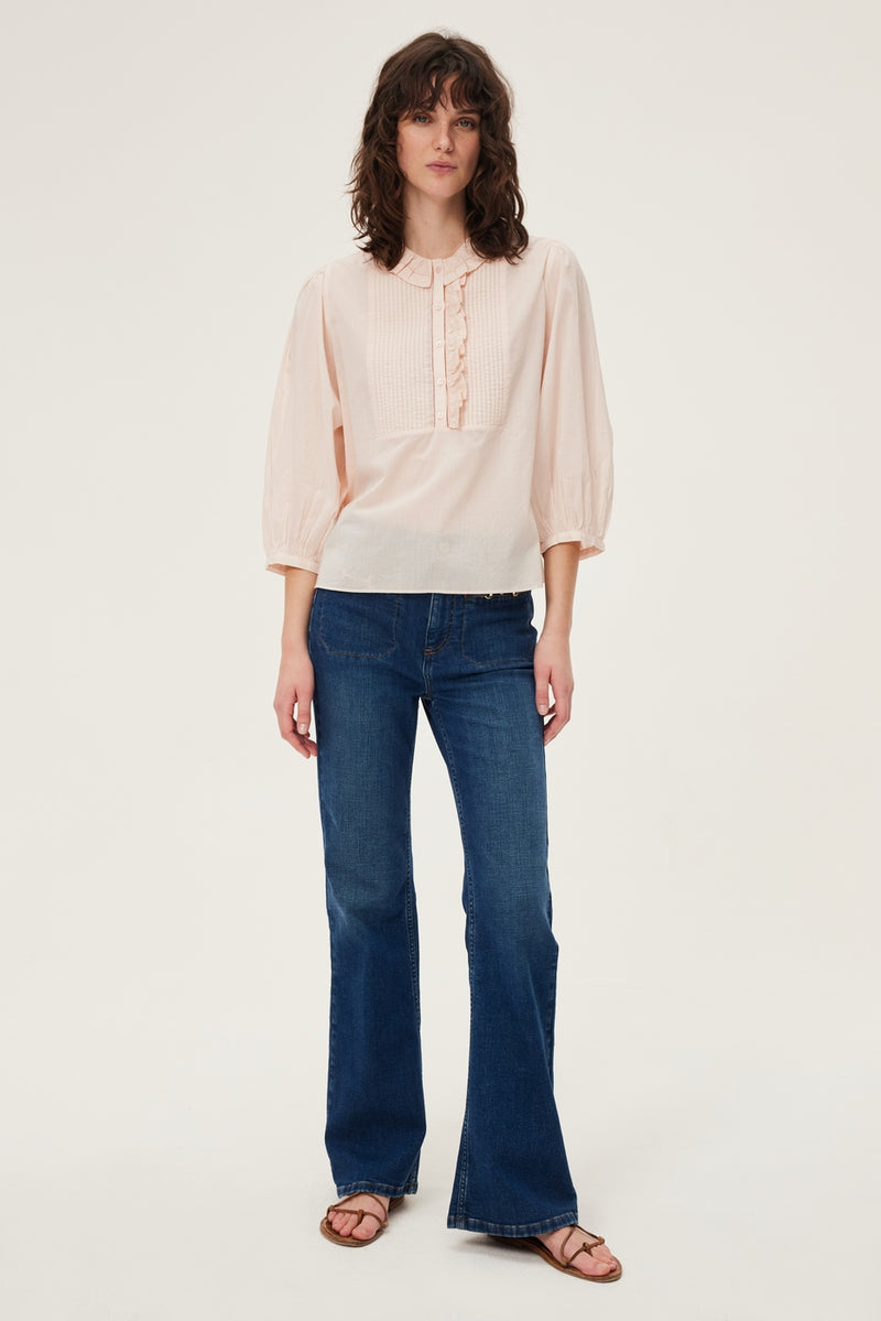 Blouse Angele - Nude
