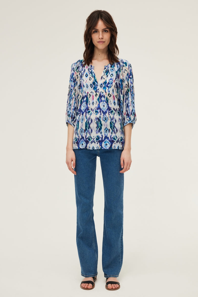 Blouse Alianore - Indigo