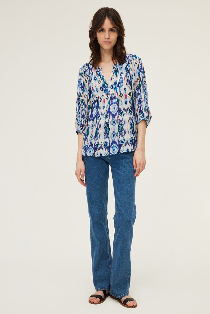 Blouse Alianore - Indigo