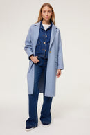 Manteau Nolvenn - Bleu Ciel