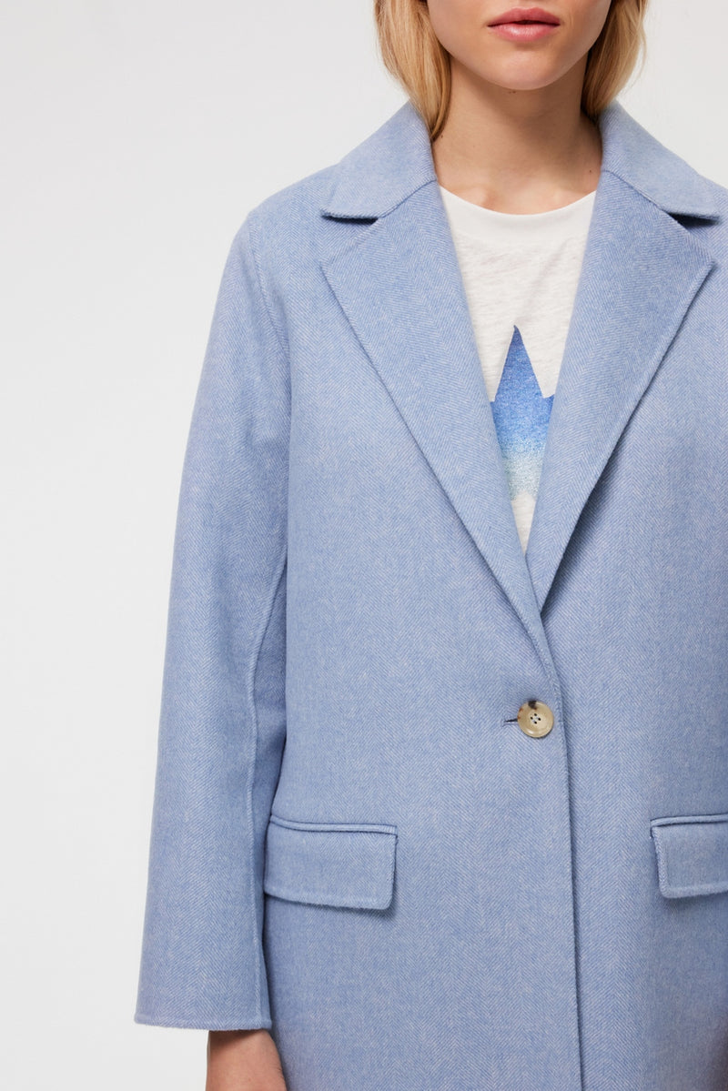 Manteau Nolvenn - Bleu Ciel