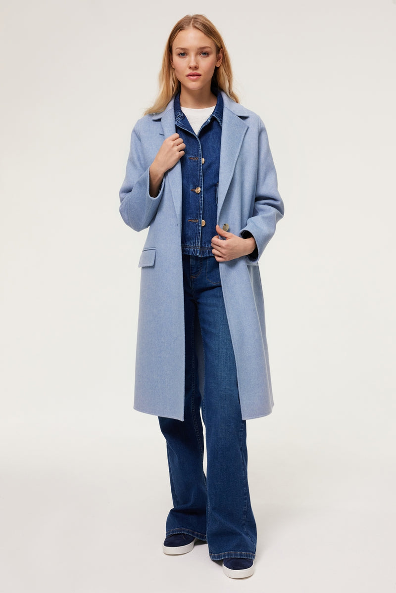 Manteau Nolvenn - Bleu Ciel
