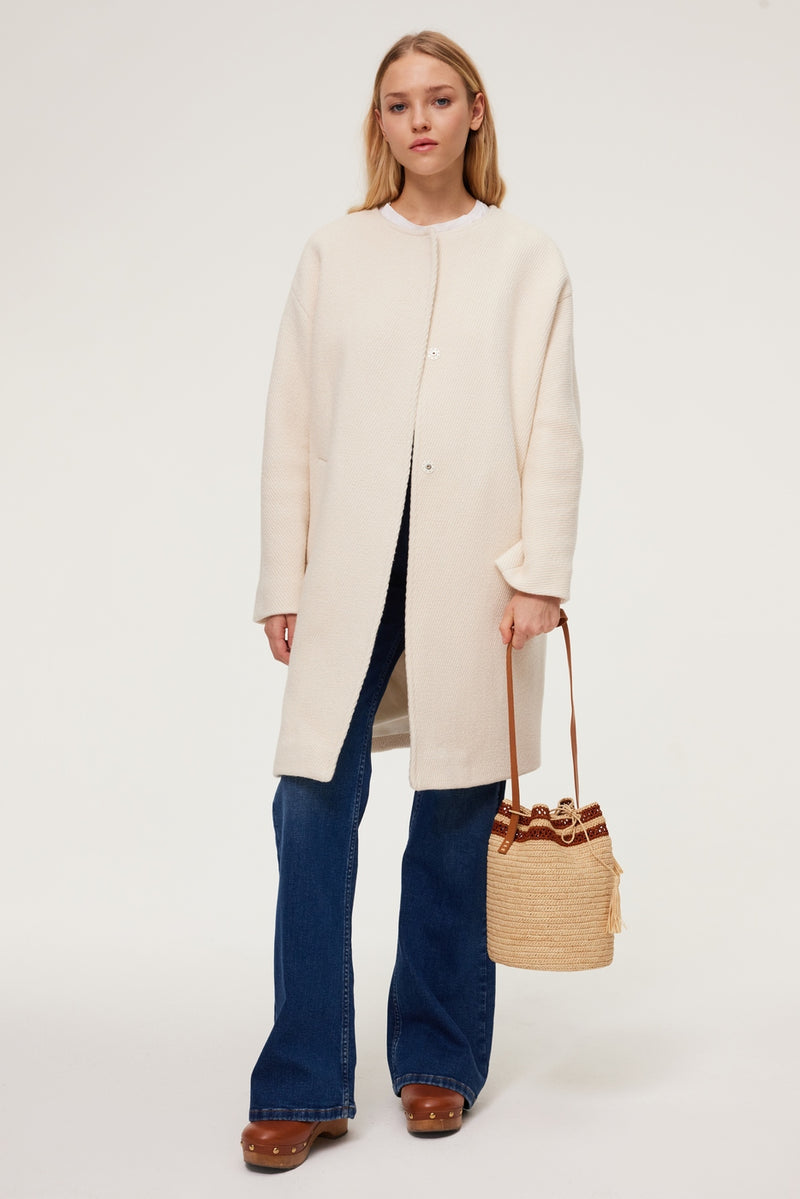 Manteau Nozah - Naturel