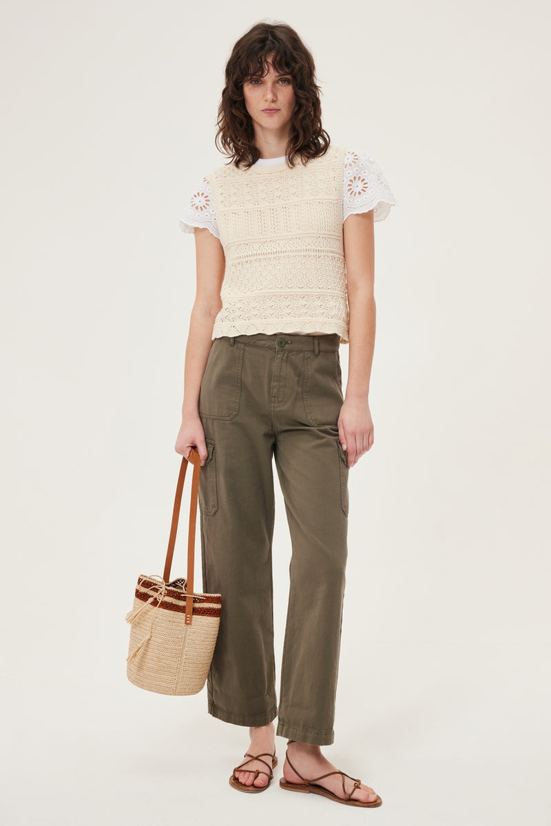 Pantalon Cleo - Kaki