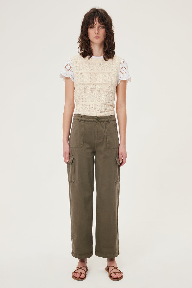Pantalon Cleo - Kaki