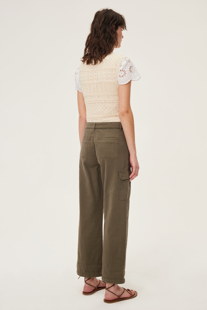 Pantalon Cleo - Kaki