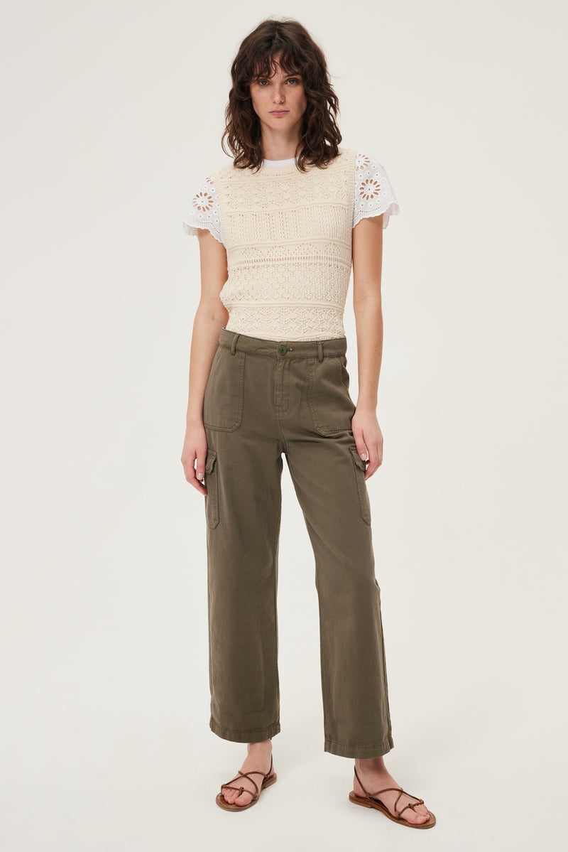 Pantalon Cleo - Kaki