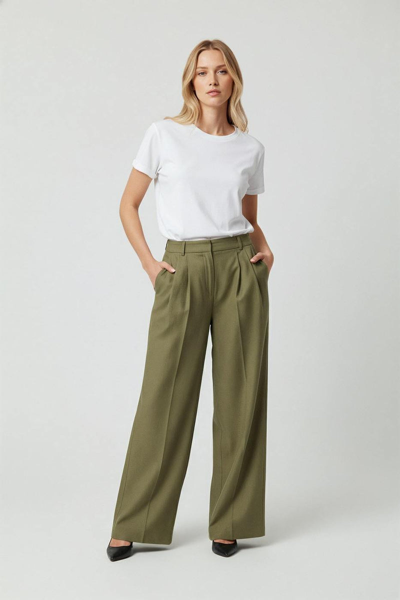 Pantalon Casside - Kaki Moyen
