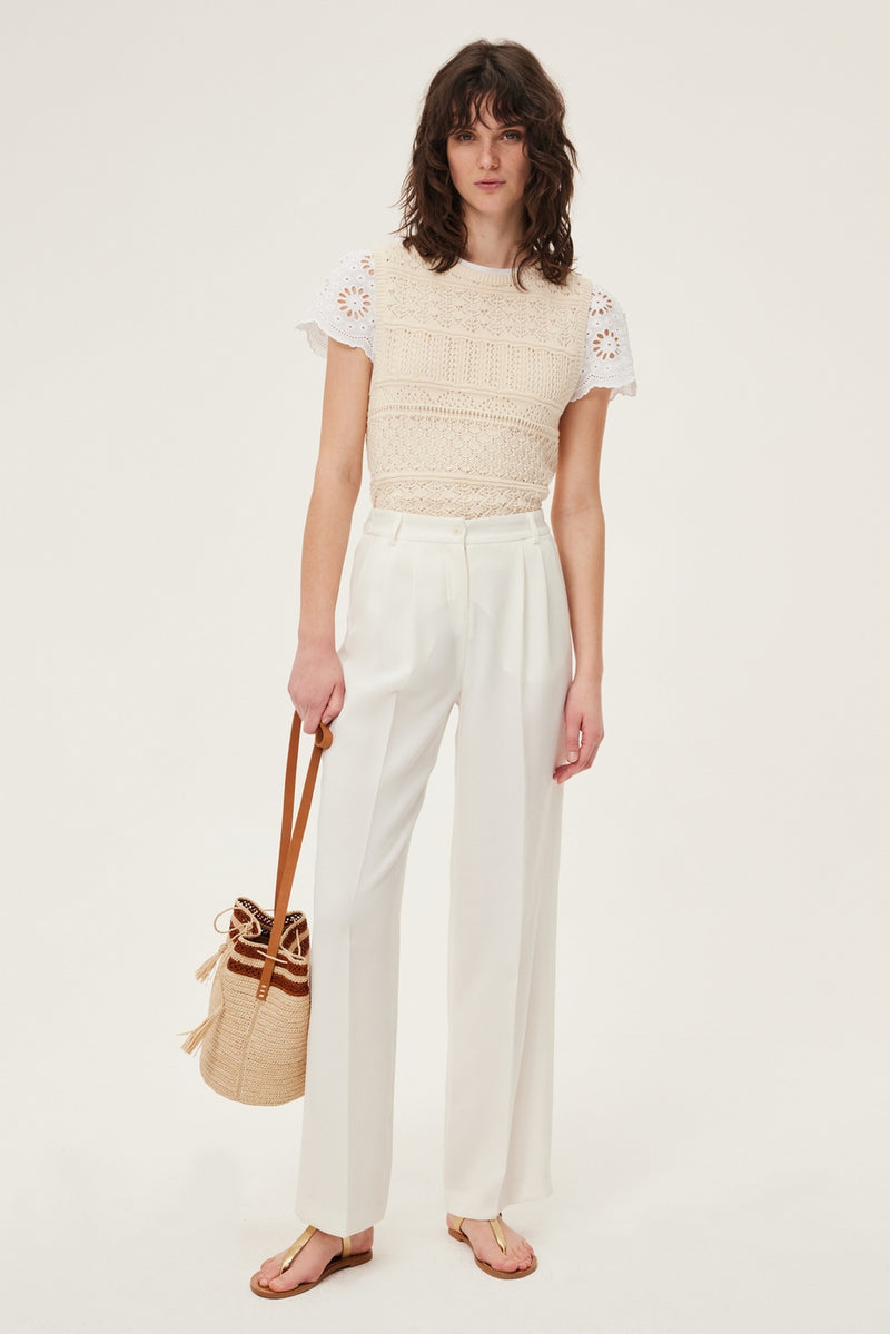 Pantalon Claryssa - Blanc