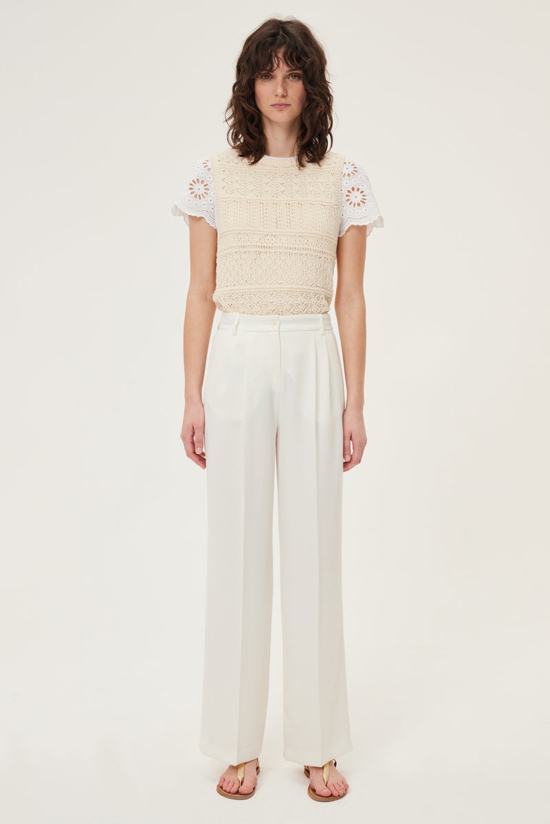 Pantalon Claryssa - Blanc