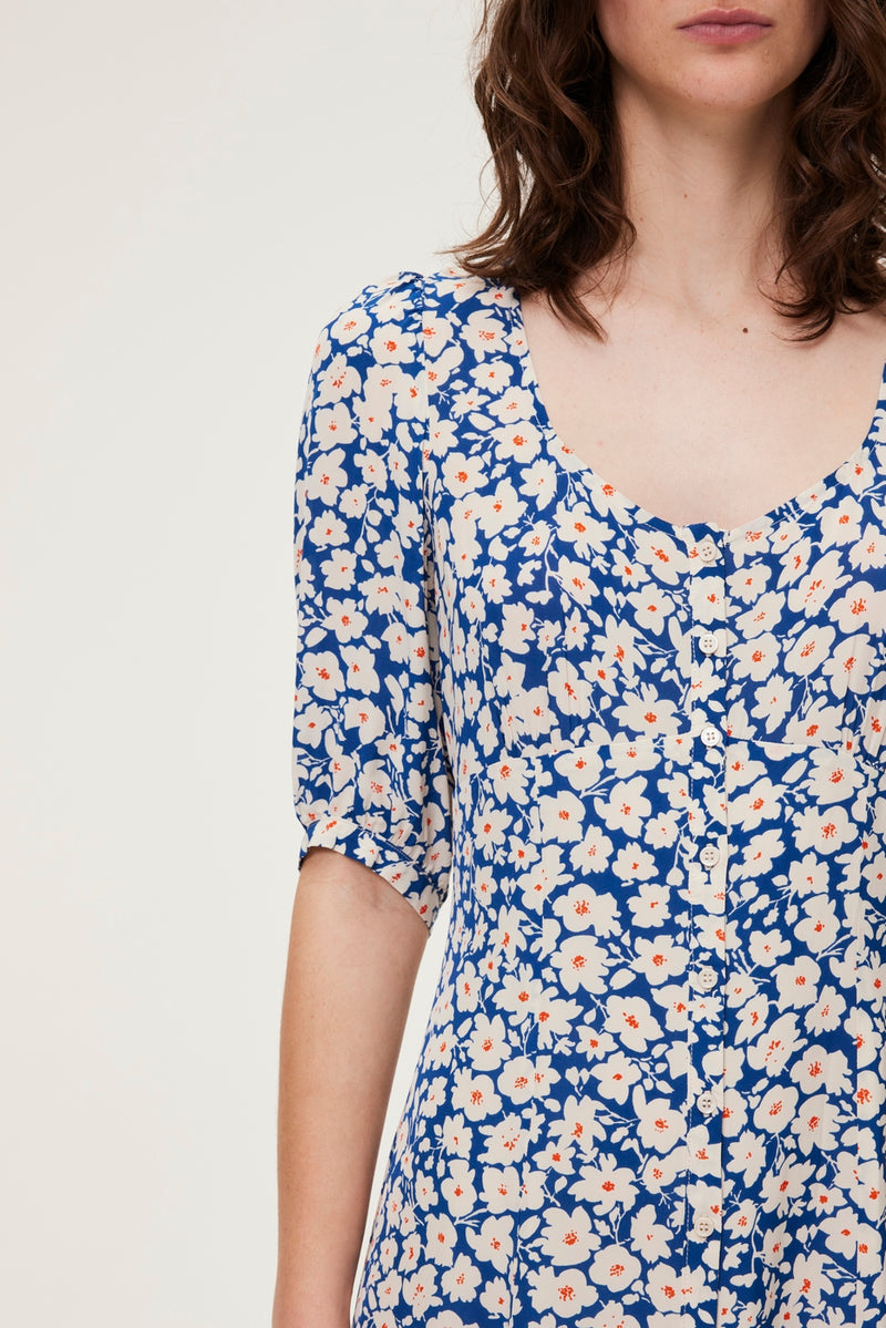 Robe Emanuella - Bleu Ocean