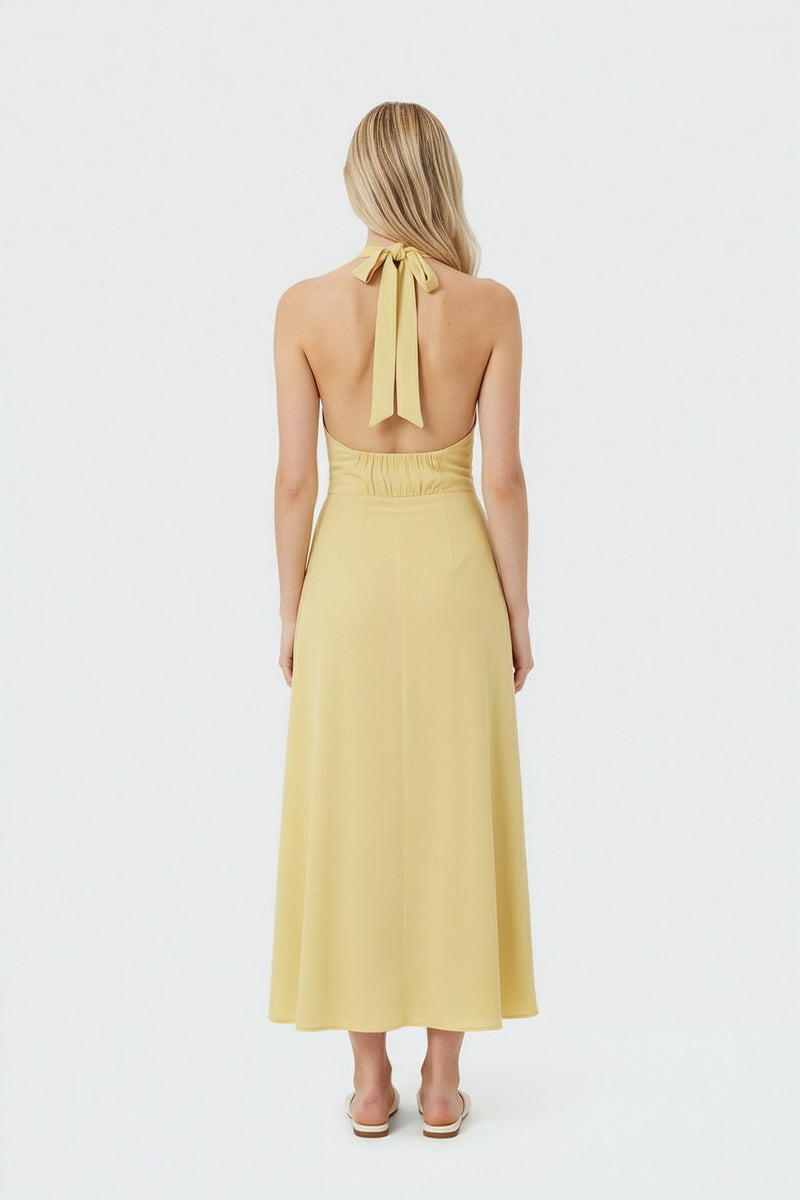 Robe Ersilie - Jaune