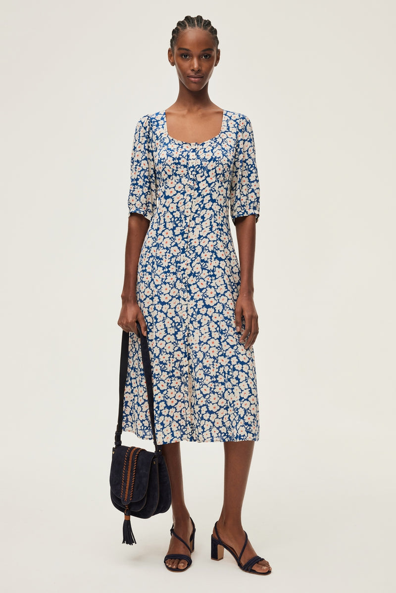 Robe Emalia - Bleu Ocean