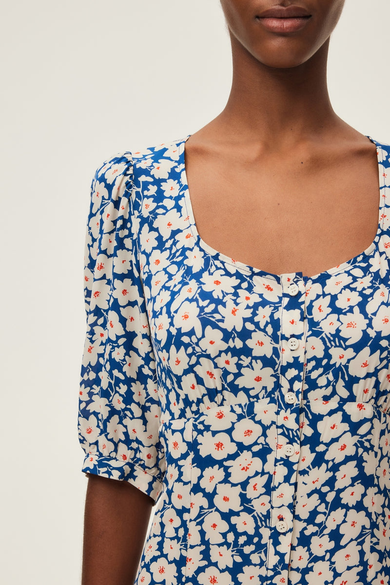 Robe Emalia - Bleu Ocean