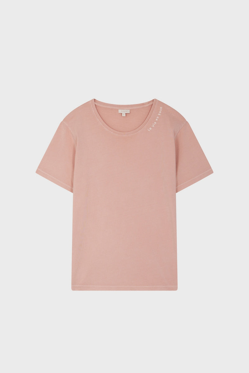 T-Shirt Melly - Rose Clair