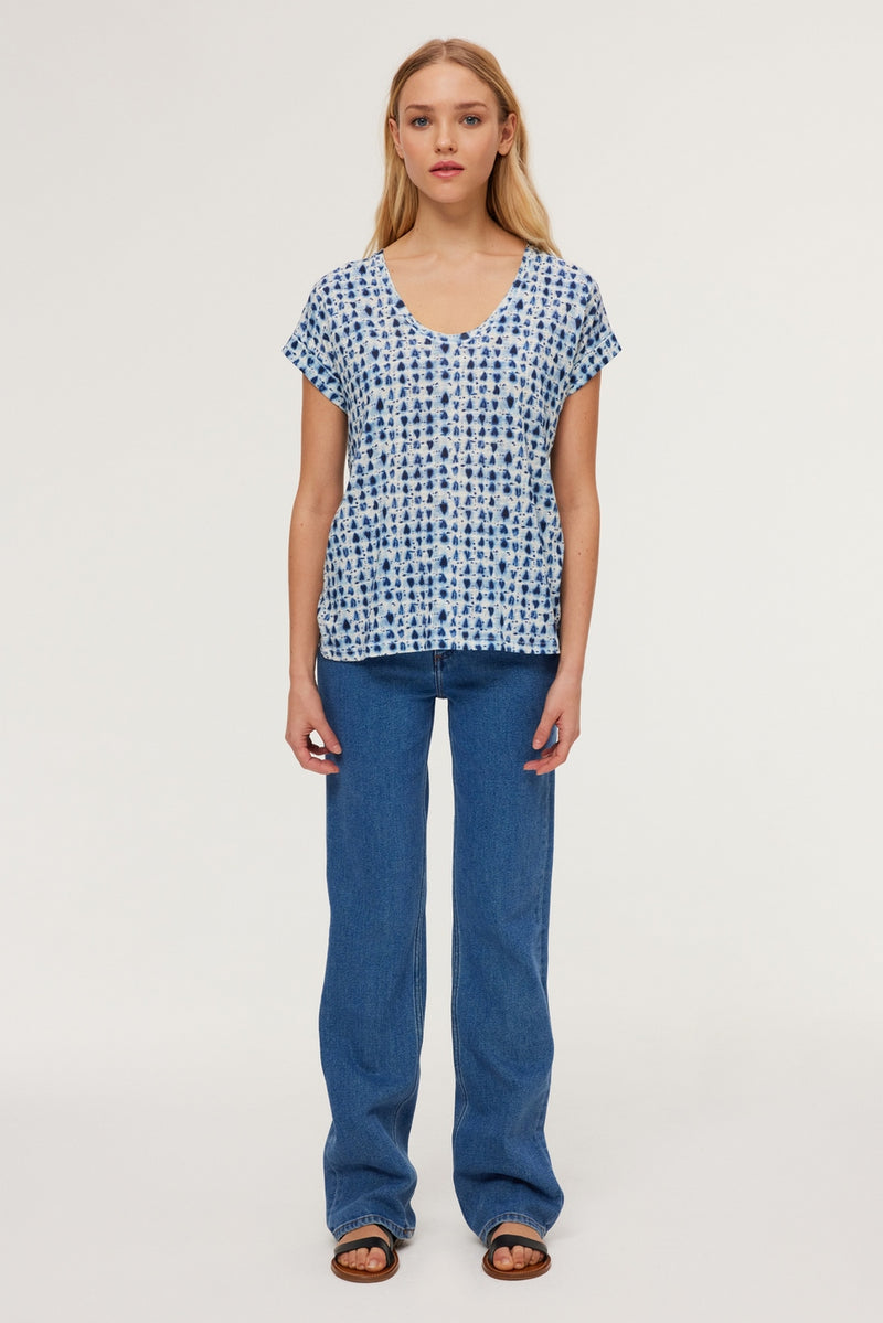 T-Shirt Mia - Indigo