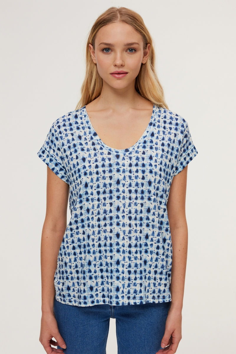 T-Shirt Mia - Indigo