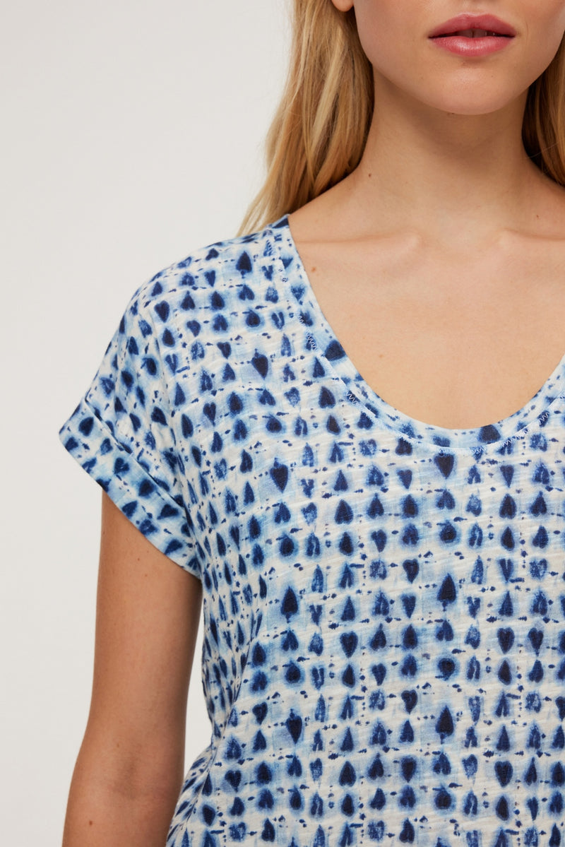 T-Shirt Mia - Indigo