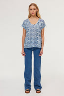 T-Shirt Mia - Indigo