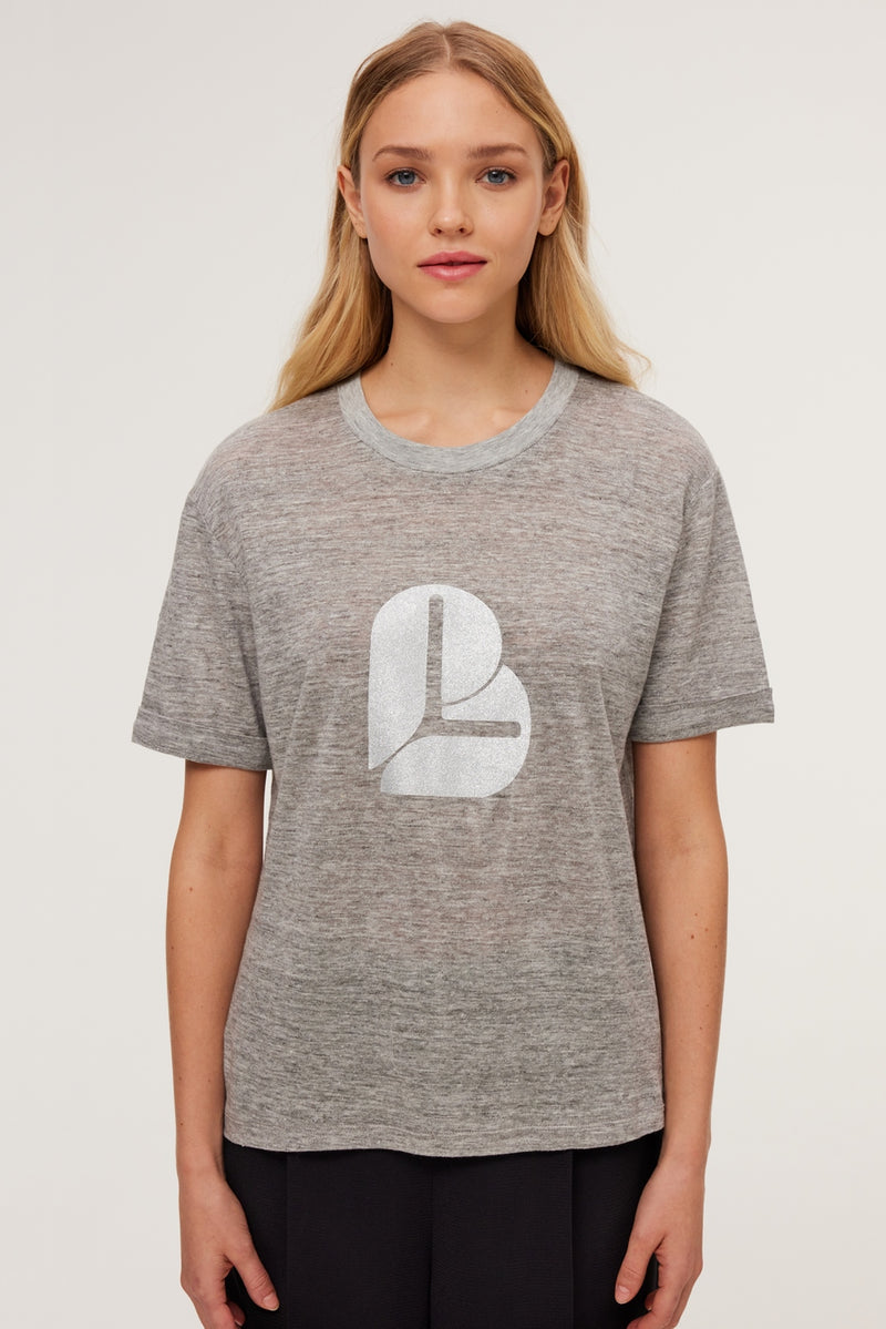 T-Shirt Meline - Gris Chiné