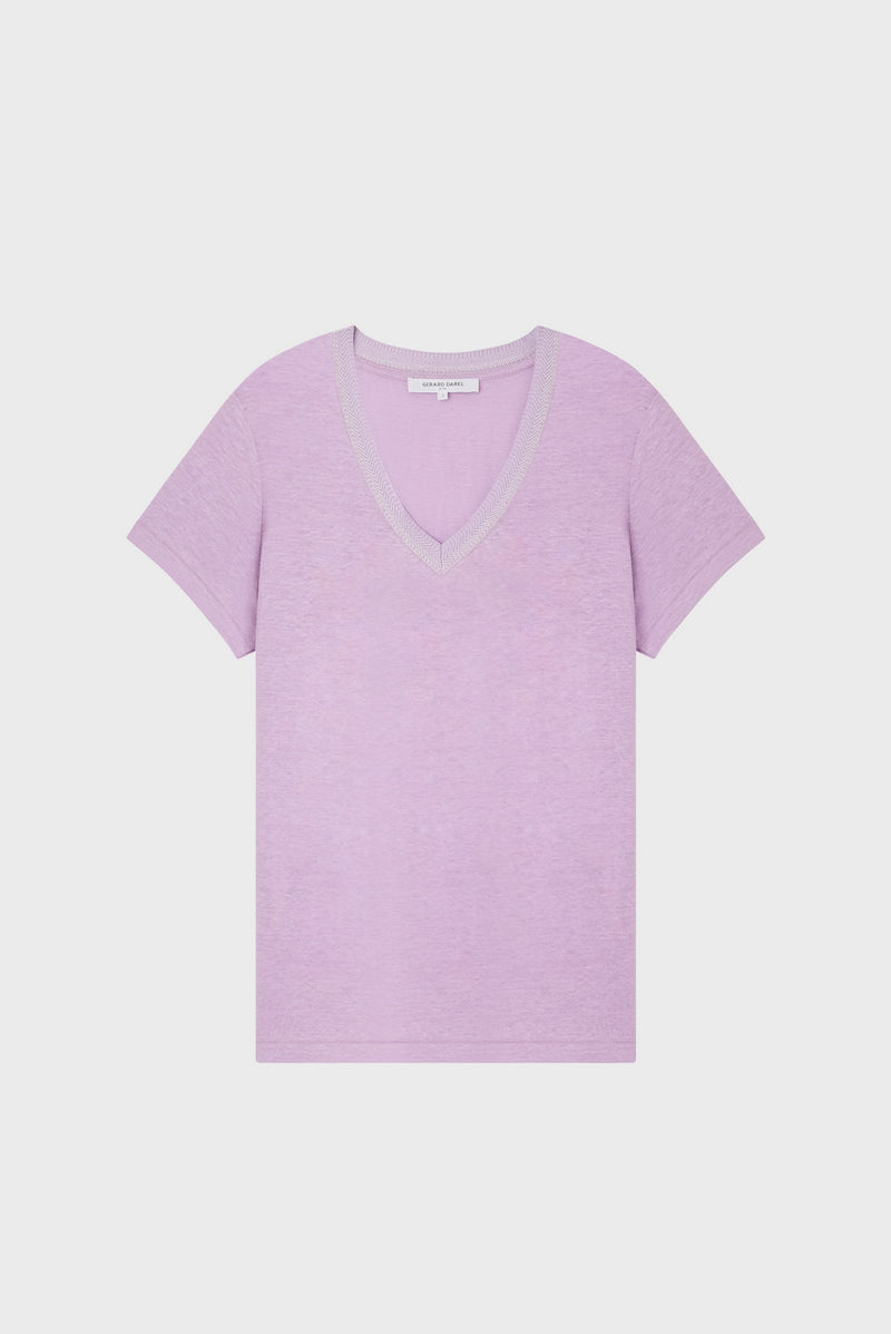 T-Shirt Magali - Lilas