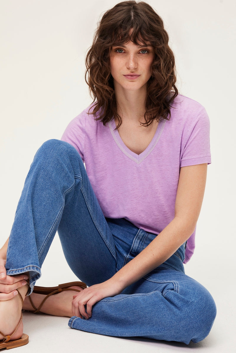T-Shirt Magali - Lilas