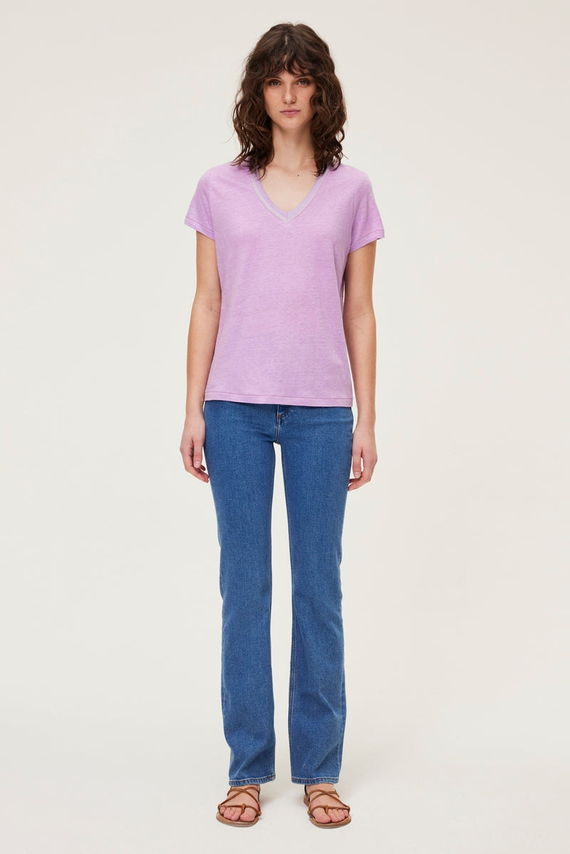T-Shirt Magali - Lilas