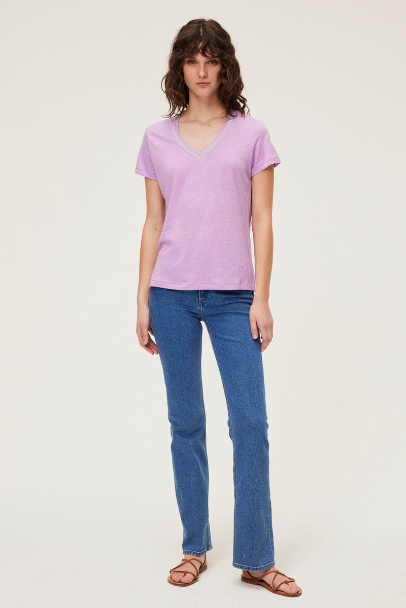 T-Shirt Magali - Lilas