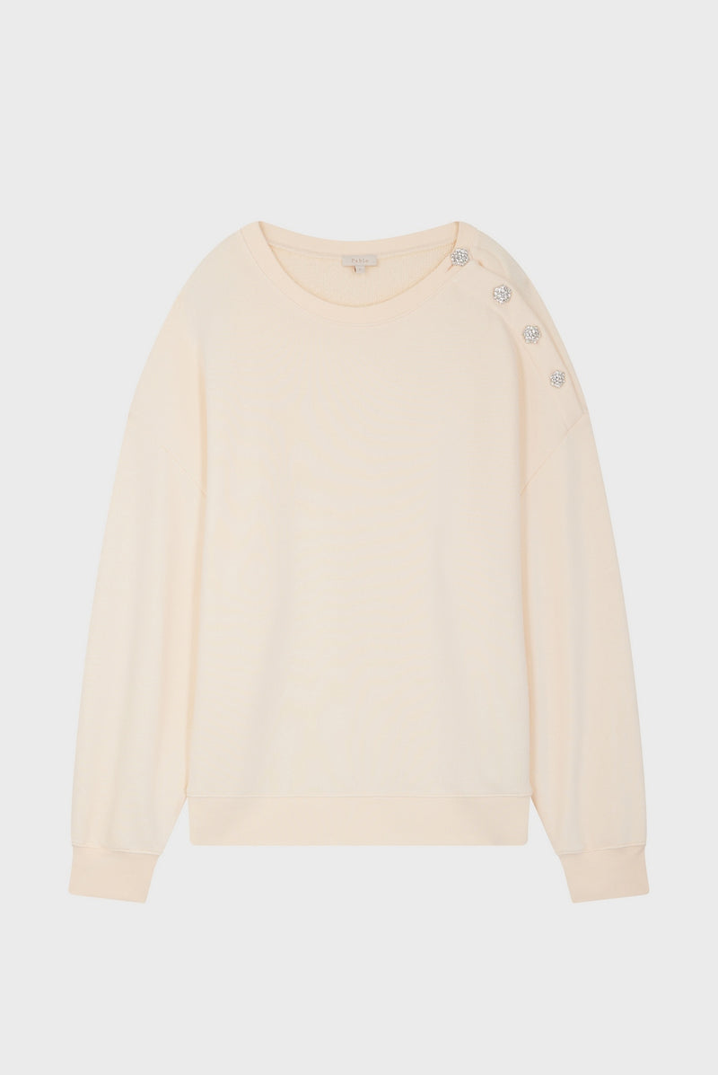 Sweatshirt Maribelle - Ecru