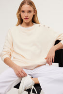 Sweatshirt Maribelle - Ecru