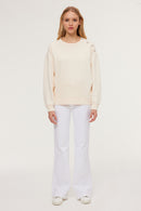 Sweatshirt Maribelle - Ecru