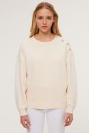 Sweatshirt Maribelle - Ecru