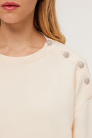 Sweatshirt Maribelle - Ecru