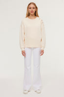Sweatshirt Maribelle - Ecru