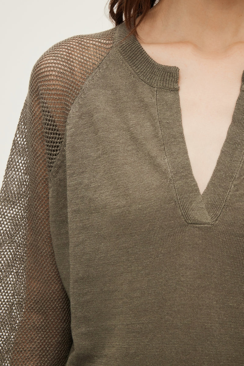 Pull Leodie - Vert Kaki