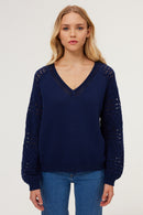 Pull Louisa - Marine