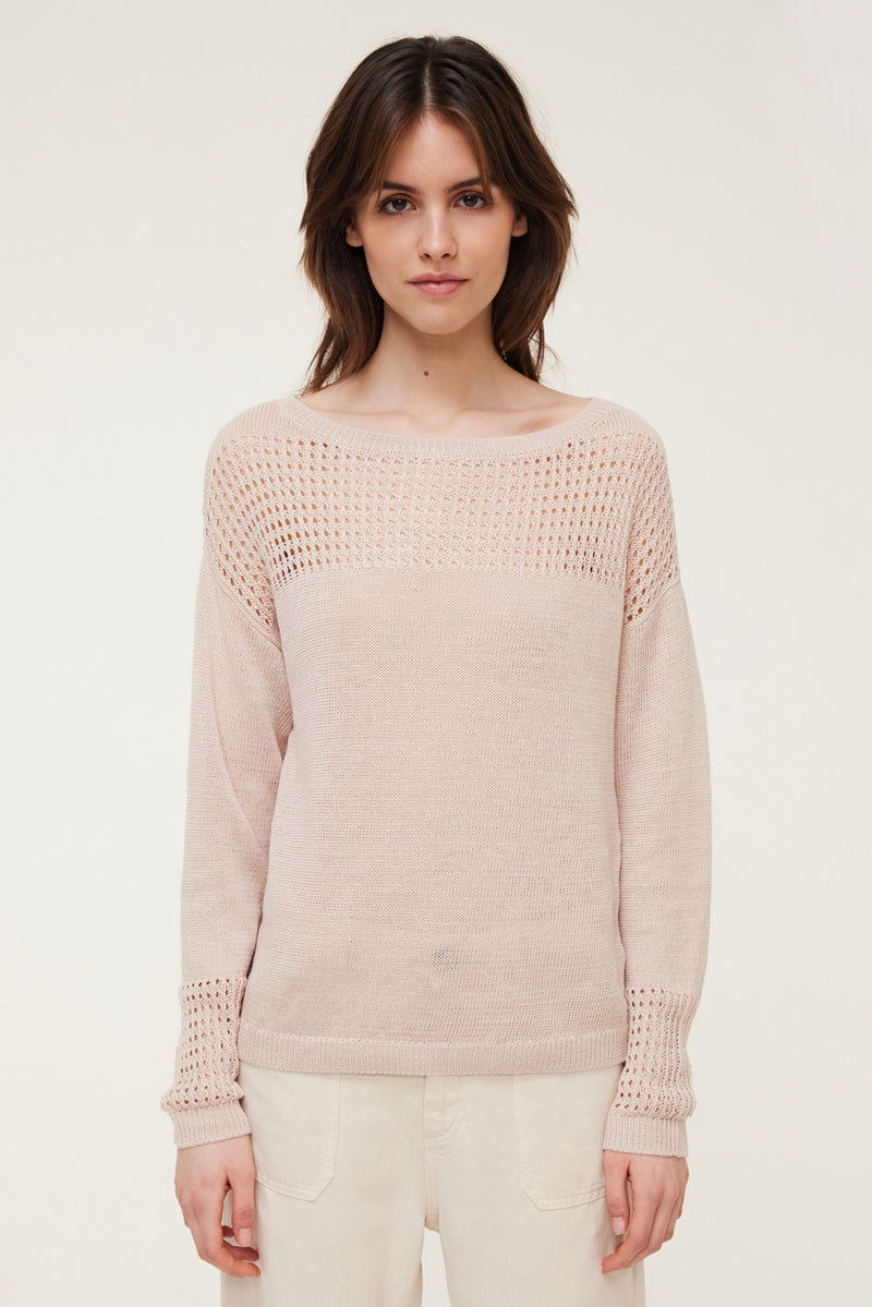 Pull Lisie - Beige Rosé