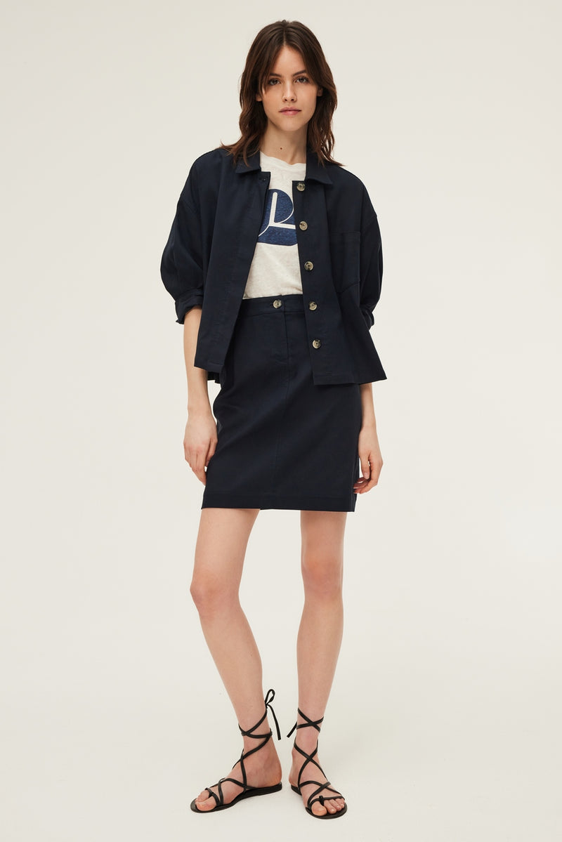 Surchemise Bella - Marine
