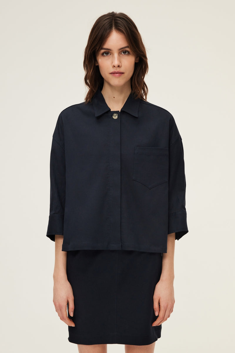 Surchemise Bella - Marine