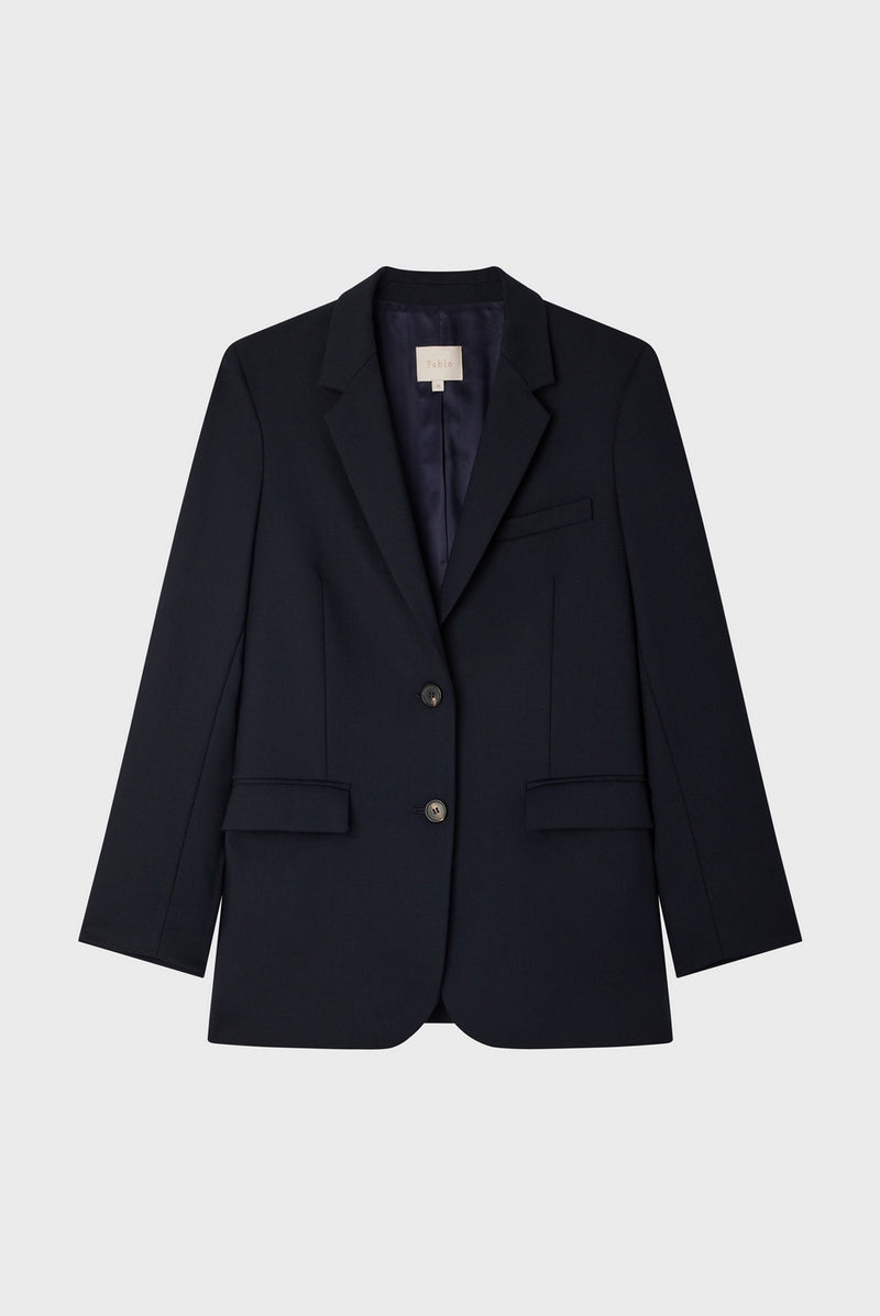 Blazer Brune - Marine
