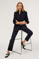 Blazer Brune - Marine