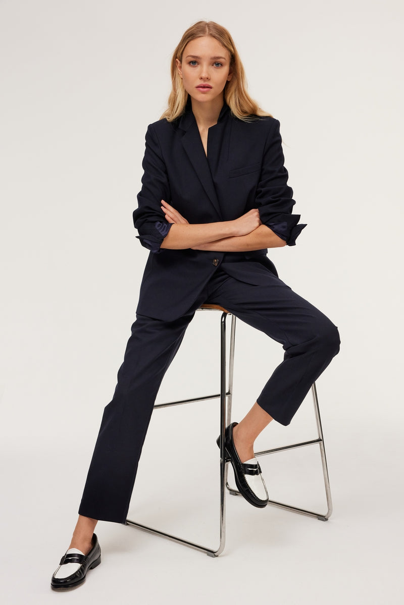 Blazer Brune - Marine